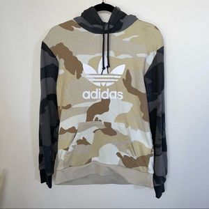 Camo Adidas Hoodie Sweatshirt